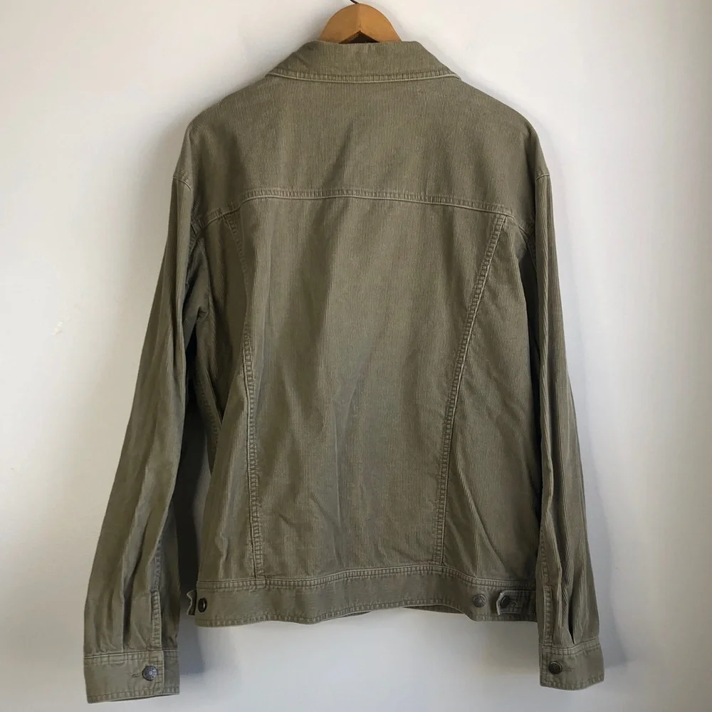 J. Crew Men's Olive Corduroy Jacket